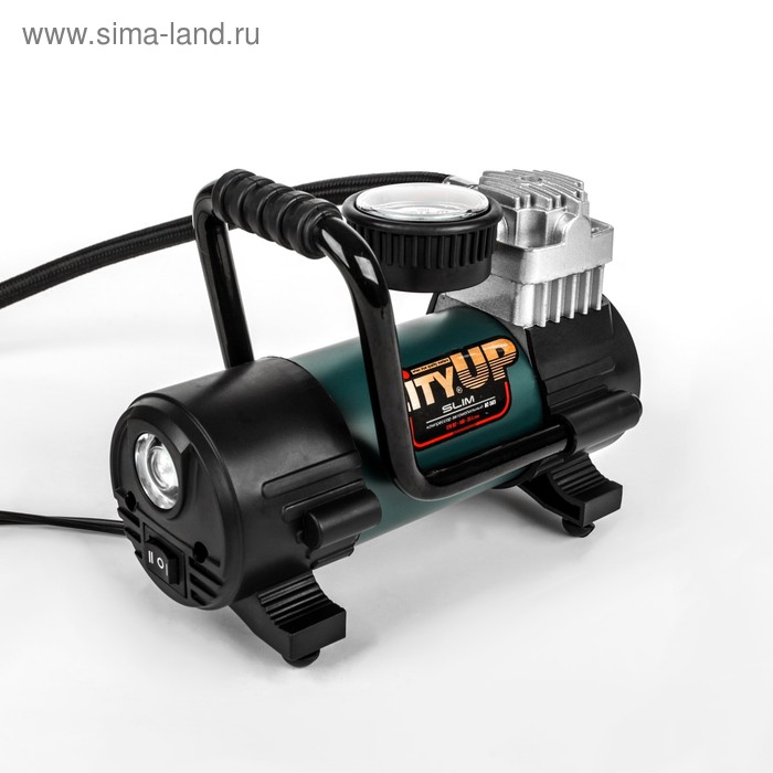 Компрессор автомобильный CityUP, АС-565 Slim, 180 Вт, 10 атм, 35 л/мин - Фото 1