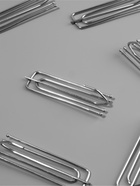 Крючок для штор, 70×25 мм, 10 шт., цвет серебряный - Фото 2