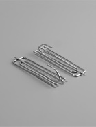 Крючок для штор, 70×25 мм, 10 шт., цвет серебряный - Фото 3