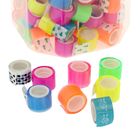 Клейкая лента цветная, полупрозрачная, 12 мм × 2 м, МИКС - Фото 3