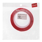 Клейкая лента TORSO, прозрачная, двусторонняя, акриловая, 50 мм × 5 м - Фото 3