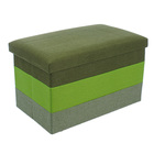Пуф складной «Градиент», 49 × 30 × 30 см, зелёный - Фото 1
