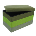 Пуф складной «Градиент», 49 × 30 × 30 см, зелёный - Фото 2