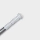 Карниз для ванной Доляна, телескопический, 110-200 см, серый - Фото 5