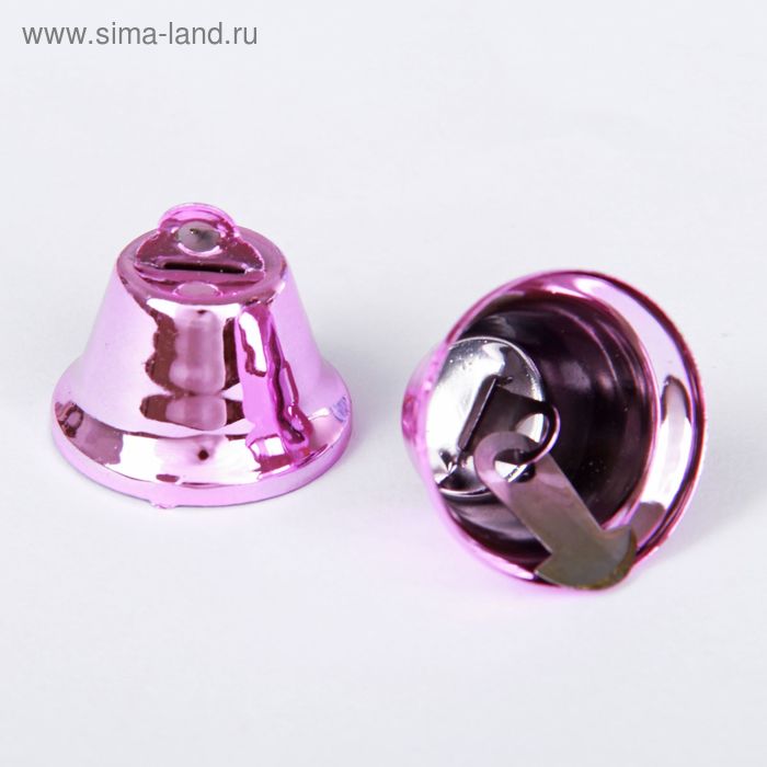 Колокольчик, набор 2 шт., размер 1 шт. 3 см, цвет светло-розовый - Фото 1