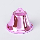 Колокольчик, размер 1 шт. 3,8 см, цвет розовый - Фото 1