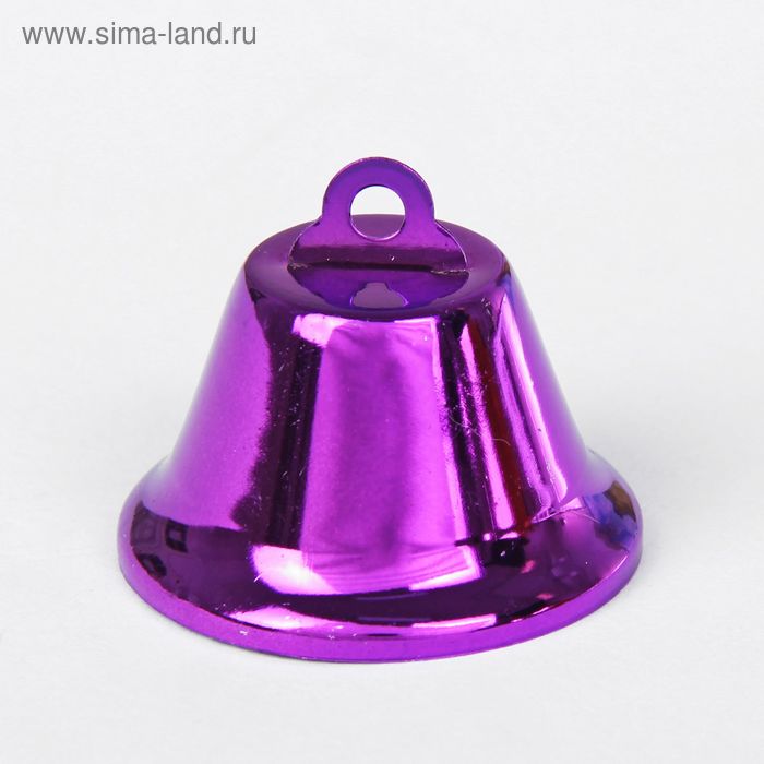 Колокольчик, размер 3,8 см, цвет фиолетовый - Фото 1