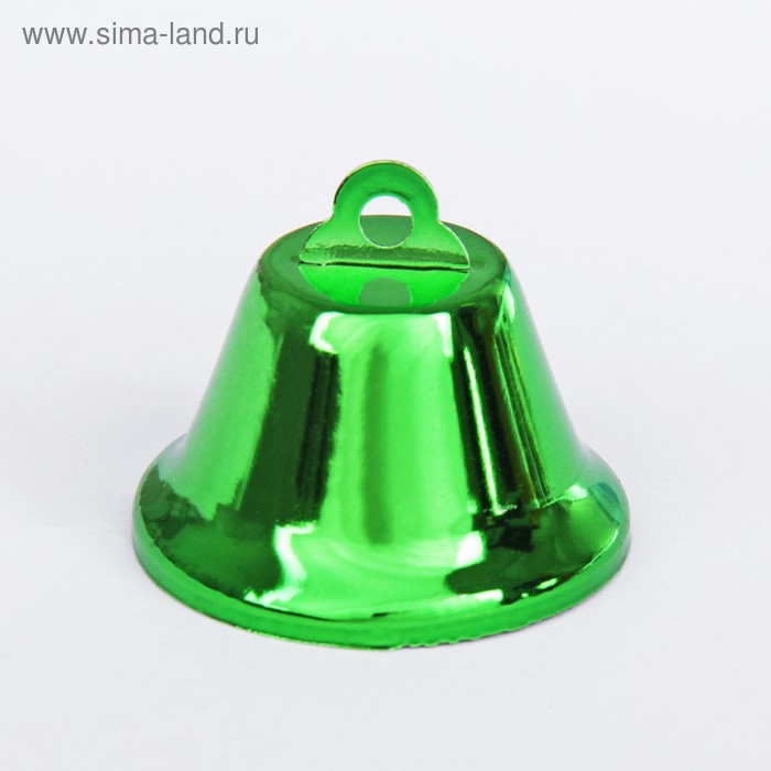 Колокольчик, размер 1 шт. 3,8 см, цвет зеленый - Фото 1