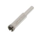 Сверло алмазное по стеклу и керамике ЛОМ, цилиндрический хвостовик, 10×55 мм - Фото 1