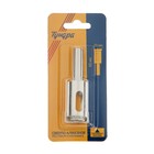 Сверло алмазное по стеклу и керамике ТУНДРА, трехгранный хвостовик, 20×65 мм - Фото 3