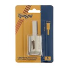 Сверло алмазное по стеклу и керамике ТУНДРА, трехгранный хвостовик, 28×65 мм - Фото 3