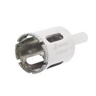 Сверло алмазное по стеклу и керамике ТУНДРА, трехгранный хвостовик, 30×65 мм - Фото 1