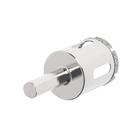 Сверло алмазное по стеклу и керамике ТУНДРА, трехгранный хвостовик, 30×65 мм - Фото 2