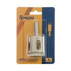 Сверло алмазное по стеклу и керамике ТУНДРА, трехгранный хвостовик, 32×65 мм - Фото 3