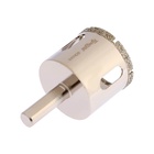 Сверло алмазное по стеклу и керамике ТУНДРА, трехгранный хвостовик, 40×65 мм - Фото 4