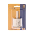 Сверло алмазное по стеклу и керамике ТУНДРА, трехгранный хвостовик, 40×65 мм - Фото 5