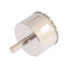 Сверло алмазное по стеклу и керамике ТУНДРА, трехгранный хвостовик, 55×65 мм - Фото 4