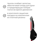 Палки для скандинавской ходьбы ONLYTOP, телескопические, 3 секции, до 135 см, 2 шт., цвет МИКС - Фото 2