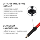 Палки для скандинавской ходьбы ONLYTOP, телескопические, 3 секции, до 135 см, 2 шт., цвет МИКС - Фото 4