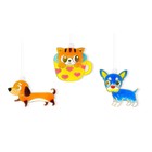 Набор витражных красок с витражами "Собаки и кошки": 10 цветов по 10,5 мл, 12 витражей - Фото 5