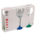 Набор бокалов для вина «Эдем», 210 мл, 3 шт, цвет МИКС - Фото 5