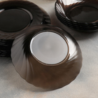 Набор столовый стеклянный Ocean Eclipse, 31 предмет, цвет коричневый - Фото 3