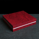 Набор столовый «Лира», 30 предметов, декоративная коробка, цвет серебряный - фото 8761334