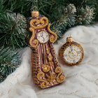 Ёлочные игрушки «Часы» h=13×5 см, МИКС - Фото 1