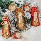 Ёлочные игрушки «Часы» h=13×5 см, МИКС - Фото 2