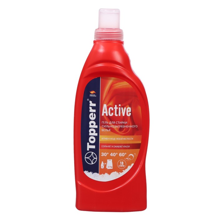 

Гель Topperr Active для стирки сильно загрязненного белья, 1 л
