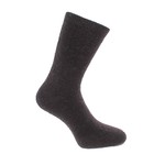 Носки мужские ангора-махра, цвет чёрный, размер 23-25 (размер обуви 37-39) - Фото 1