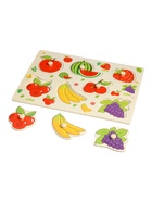 Рамка - вкладыш «Подбери картинку. Ягоды - фрукты», 7 деталей - фото 8072172