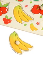 Рамка - вкладыш «Подбери картинку. Ягоды - фрукты», 7 деталей - фото 8072173