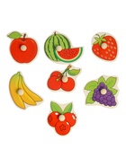 Рамка - вкладыш «Подбери картинку. Ягоды - фрукты», 7 деталей - фото 8072174