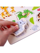 Рамка - вкладыш «Подбери картинку. Звери», 7 деталей - Фото 3