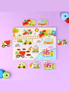 Рамка - вкладыш «Транспорт и спецтехника», 7 деталей - Фото 3