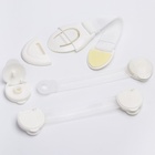 Блокираторы для дверей и ящиков, силикон, тканев, универсальные, 3 шт., белый, Крошка Я - Фото 3