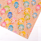 Бумага упаковочная крафтовая «Воздушные шары», 50 × 70 см - Фото 3
