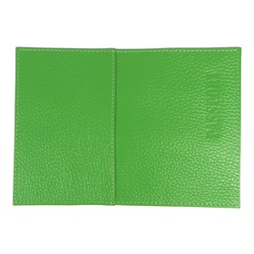 Обложка для паспорта с карманом, цвет зелёный