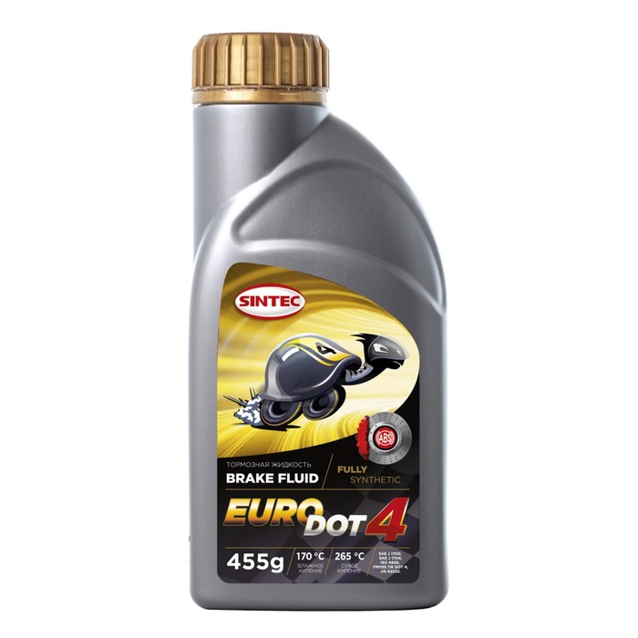 Тормозная жидкость SINTEC Euro Dot - 4, 455г - Фото 1