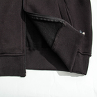 Джемпер-толстовка мужской на молнии с капюшоном 983 цвет чёрный, р-р 44-46 (M) - Фото 6