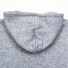 Джемпер-толстовка мужской на молнии с капюшоном 983 цвет серый меланж, р-р 50-52 (XL) - Фото 7