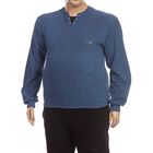 Джемпер мужской 1450 цвет джинс, р-р 54-56 (3XL) - Фото 1