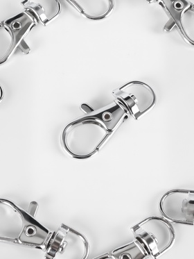 Карабин металлический, 3.7?1.5 см (комплект 50 шт)