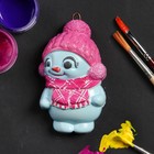 Фигура под роспись с подвесом «Снеговик девочка» 12×8 см 2846647 - фото 14701044