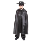 Карнавальный костюм "Зорро", шляпа, маска, плащ, длина 80 см - фото 3256971