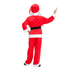 Детский карнавальный костюм "Санта-Клаус", колпак, куртка, штаны, борода, р-р 30, рост 110-116 см - Фото 2