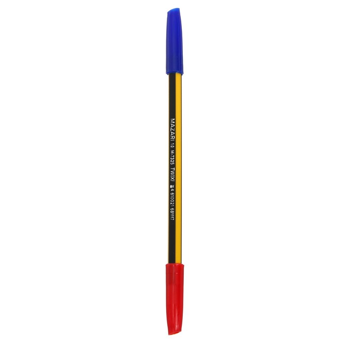 Ручка шариковая двусторонняя Mazari Twixi, 1.0 мм, синяя + красная - Фото 1