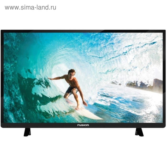 Телевизор Fusion FLTV-30B100, LED, 28", черный - Фото 1