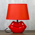 Лампа настольная "Lips" 1x25W E14 11,5x20x28.5 см - Фото 1